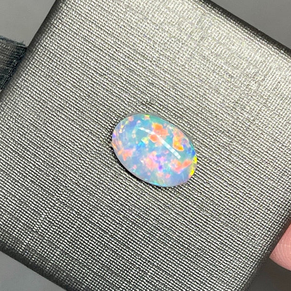 1.03ct black crystal opal 10.3x7.2x2.3MM