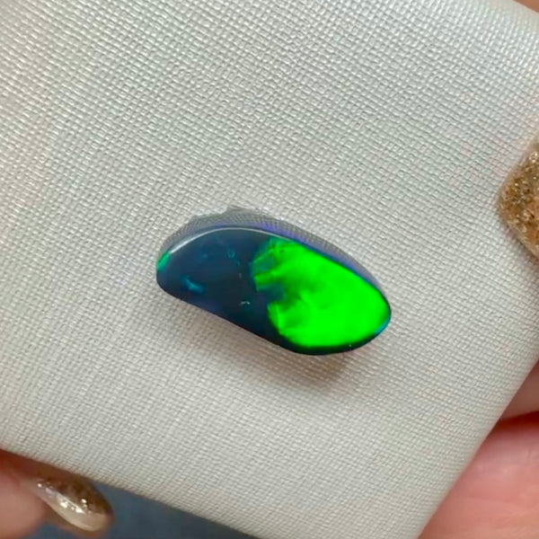 1.73ct black opal 12.3x 5.8x3.5MM