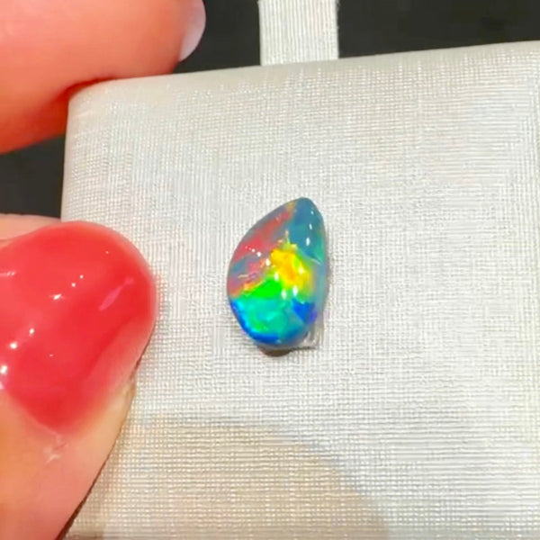 1.19ct black opal 10.5x6.7x3MM