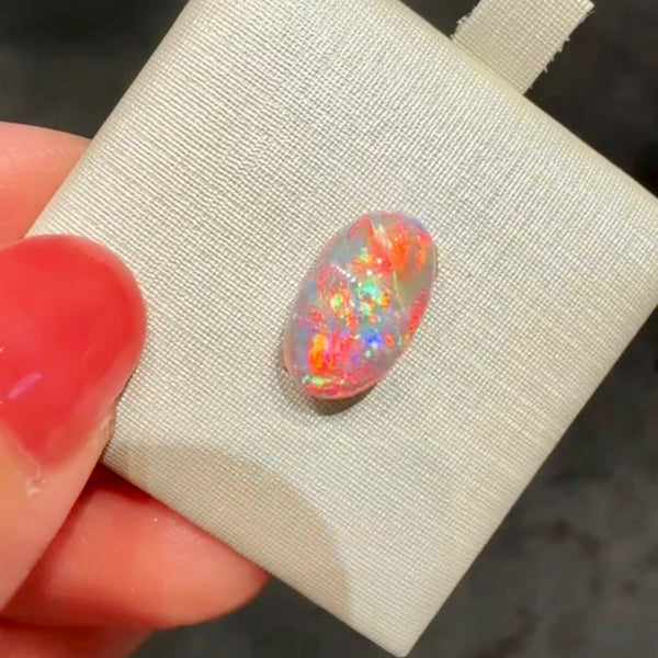 3.38ct black opal 12.7x7.7x5.6MM